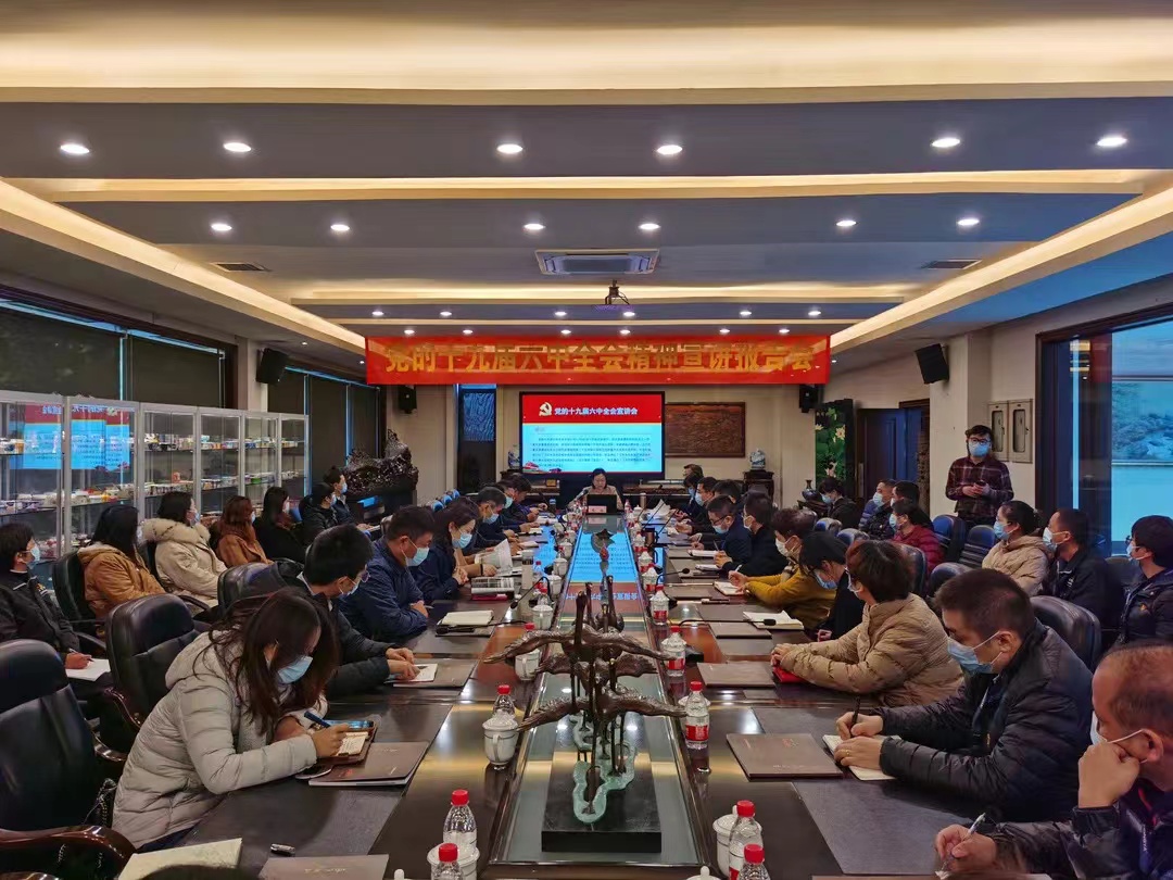 杭州市科技局周扬书记赴海博论坛股份调研并宣讲党的十九届六中全会精神_海博论坛